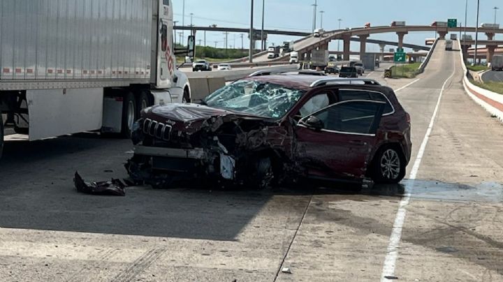 Accidente en la milla 8 de Laredo, Texas, deja a hombre lesionado