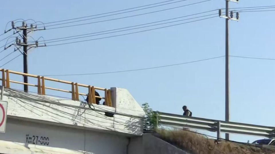 El hallazgo fue en el Puente Los Borregos, a la altura del kilómetro 27.