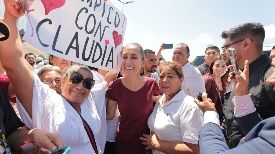 Claudia Sheinbaum llegó a Tampico este viernes