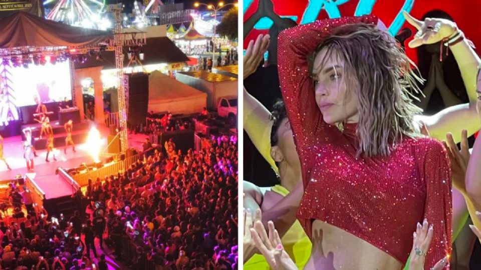 Belinda reunió a 20 mil fans en Expomex 2023.