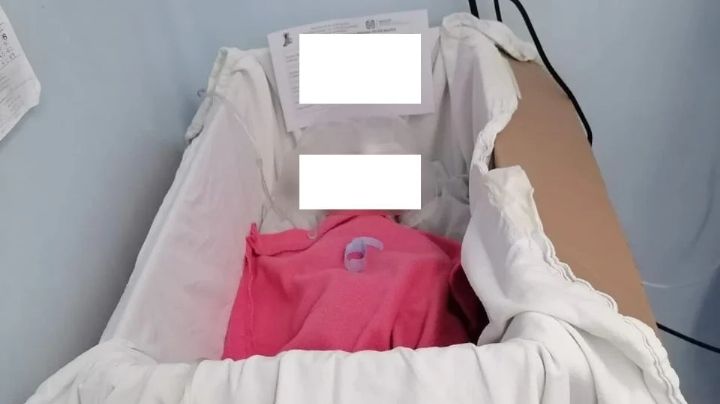 Mandan a recién nacido a caja de cartón en hospital de Oaxaca; corren al asistente de Dirección