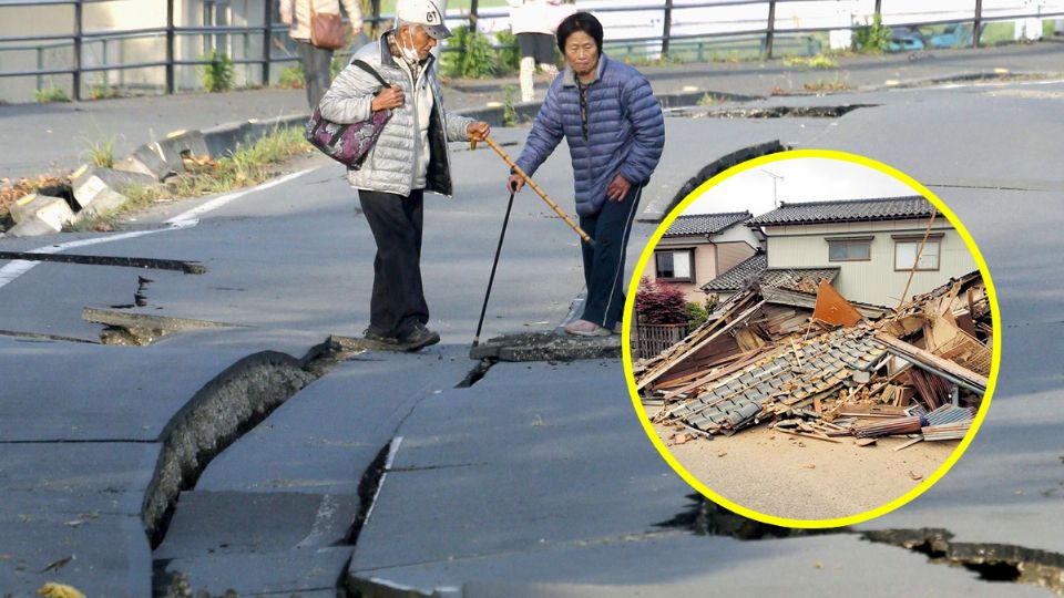 Violento sismo de 7.5 sacude a Japón, este 1 de enero 2024