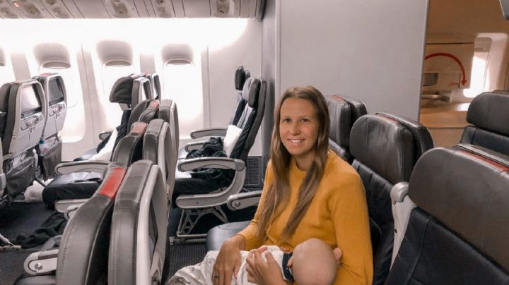Por esta razón nunca debes llevar a un bebé en tu regazo durante un vuelo