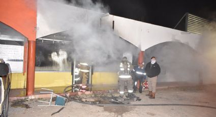 Sofocan el fuego y sale herido bombero en incendio de Calle Monterrey