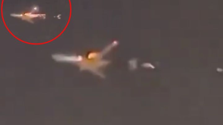 Avión arde en llamas y aterriza de emergencia en Miami | VIDEO