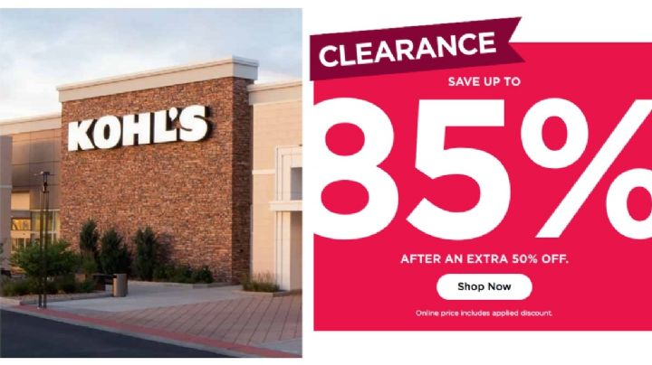 Kohl's anuncia venta del 85% de descuento, ¿cuándo es?