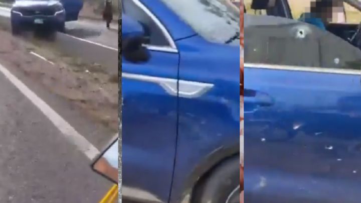 '¡Ayuda, ayuda!': niña pide auxilio en carretera; matan a su familia y recibe balazo | VIDEO