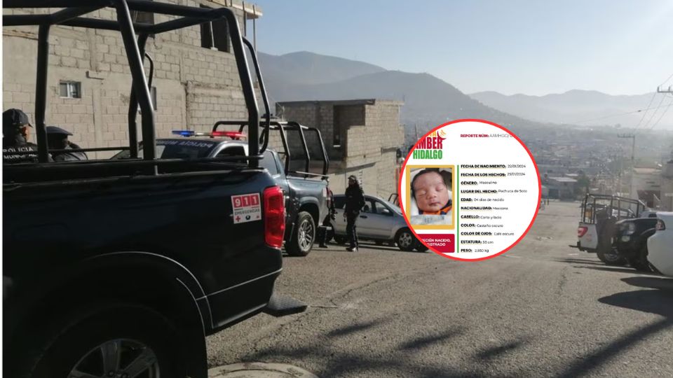 Bebé sustraído en Hidalgo