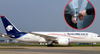 Pasajero de Aeroméxico fue detenido por esta razón