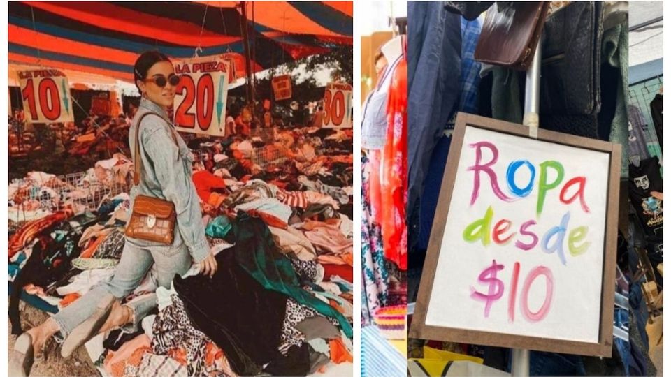 En el tianguis de ropa de lujo en Monterrey hay prendas desde 10 pesos.