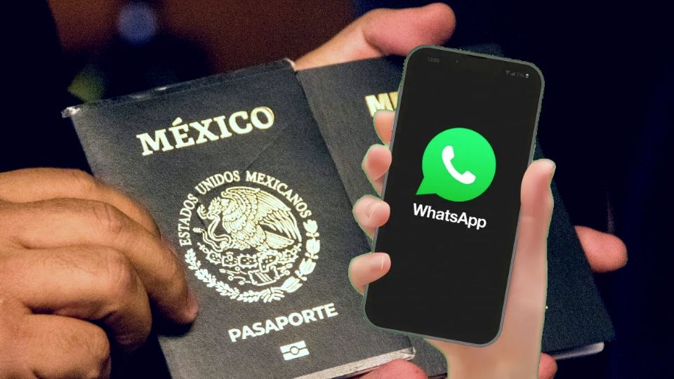 Así se hace una cita para el pasaporte mexicano mediante WhatsApp