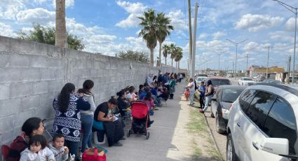 Dormirán en la fila para asegurar lugar en secundarias de Nuevo Laredo