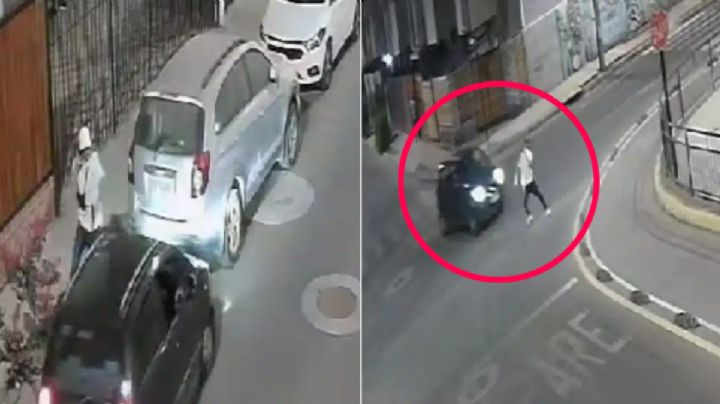 Pareja atropella a ladrón armado; los había amenazado antes