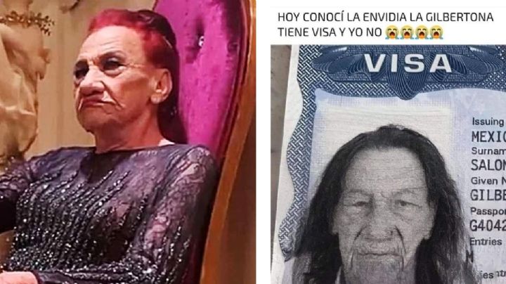 'La Gilbertona' ya tiene su visa americana; así la presume... y la queso | VIDEO