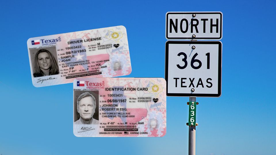 La licencia de conducir y la identificación de Texas son documentos importantes