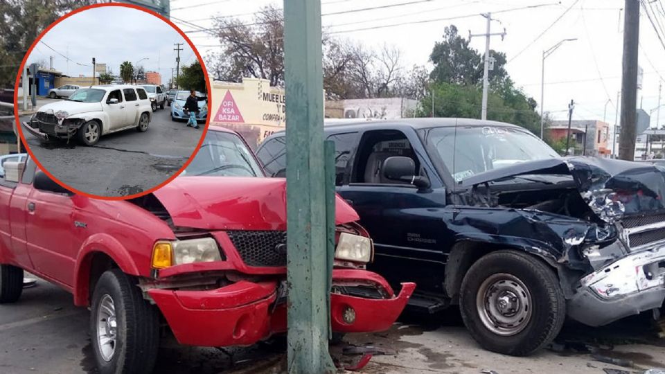 El accidente dejó cuantiosos daños materiales