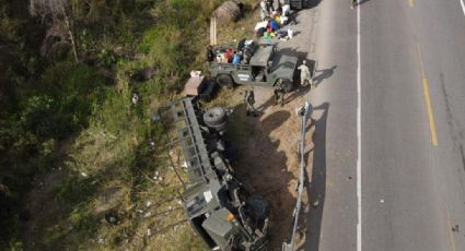 Vuelca camión de Sedena en Tamaulipas; hay 21 heridos, 4 de ellos de gravedad