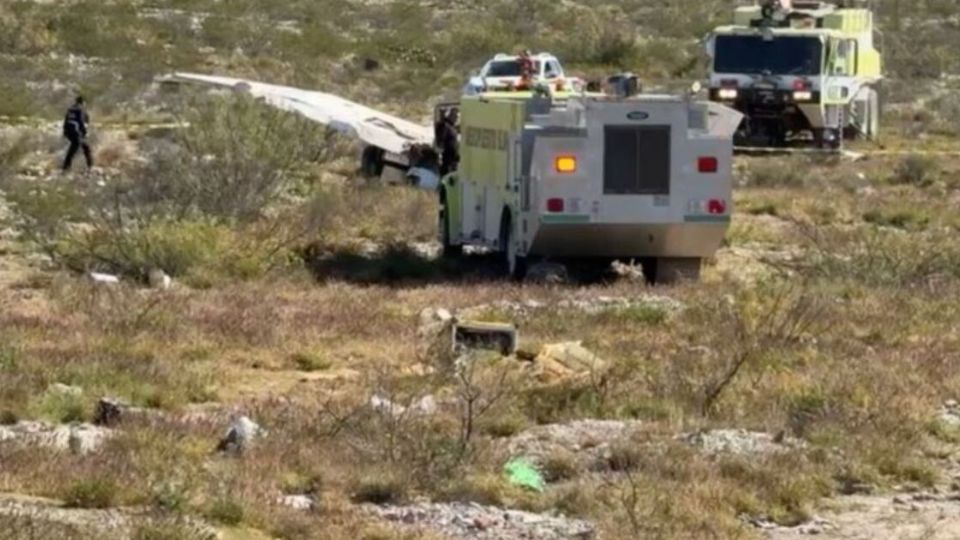 Avioneta que cayó en Coahuila dejó cuatro personas sin vida.