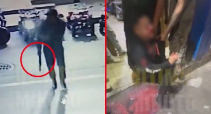 Sujeto amenaza a comerciantes con rifle de juguete; lo descubren y le dan golpiza | VIDEO