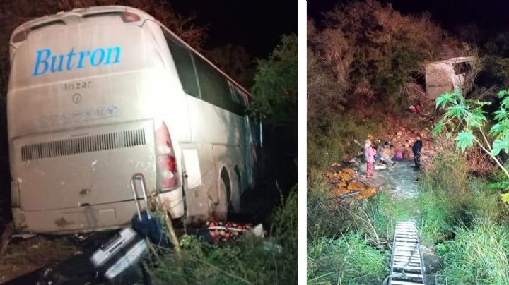 Autobús lleno de veracruzanos vuelca en Tamaulipas: un muerto y 20 heridos; iba para Reynosa