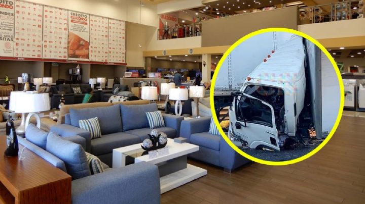 Trabajador de mueblería chocó contra tráiler y aplastó a su compañero | FOTOS