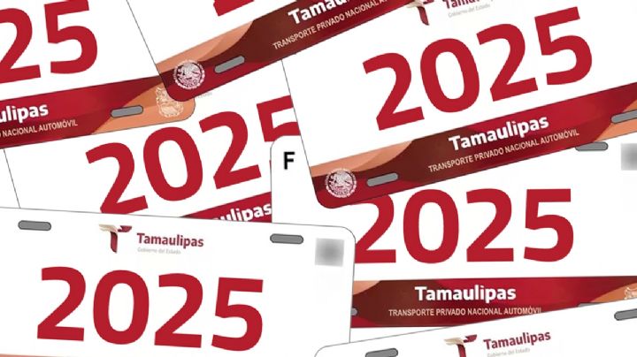 Se viene canje de placas para vehículos de Tamaulipas en 2025