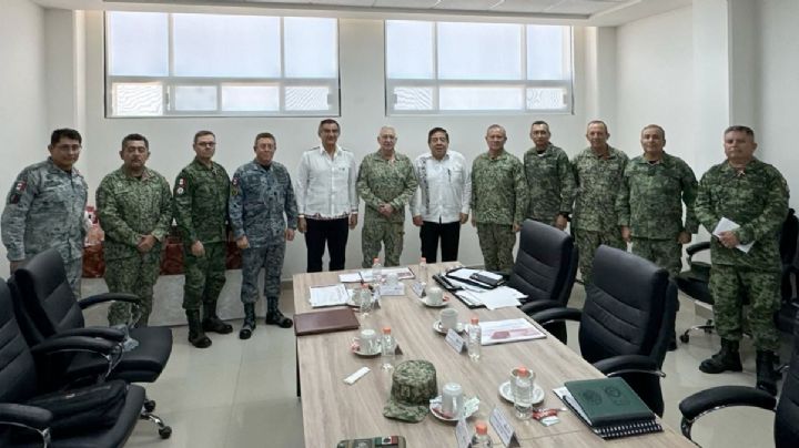 Supervisan titular de la Sedena y gobernador avance de la Agencia Nacional de Aduanas