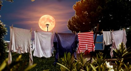 ¿Por qué no debes lavar ropa en las noches de Luna llena?; conoce la asombrosa razón