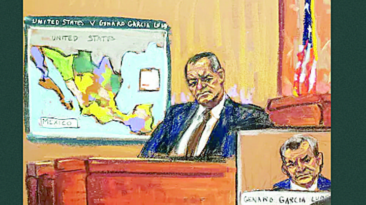 Cárcel por 38 años para Genaro García Luna