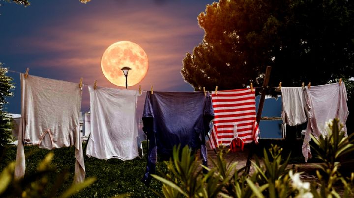 ¿Por qué no debes lavar ropa en las noches de Luna llena?; conoce la asombrosa razón