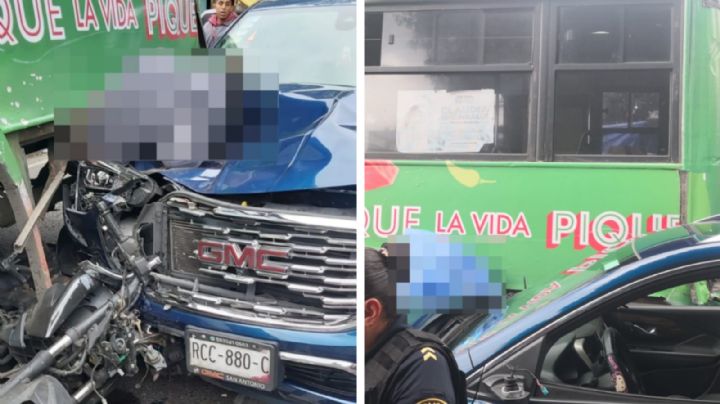 FUERTES IMÁGENES: sujeto encañona para cometer asalto; lo atropellan y muere prensado