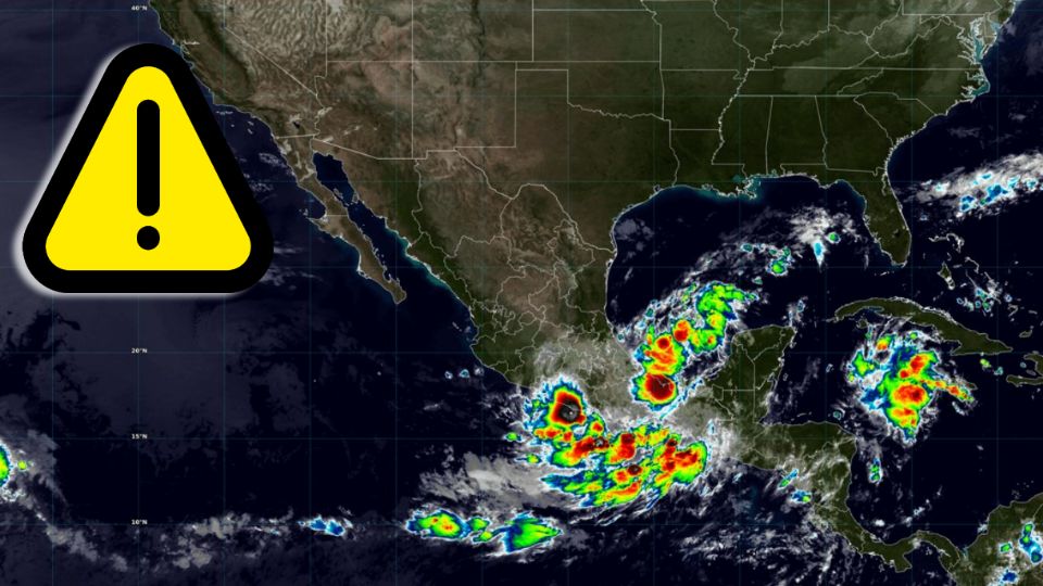 Los huracanes en México están lejos de terminar, pues ahora hay alerta por la emisión de tres posibles meteoros en ambas costas