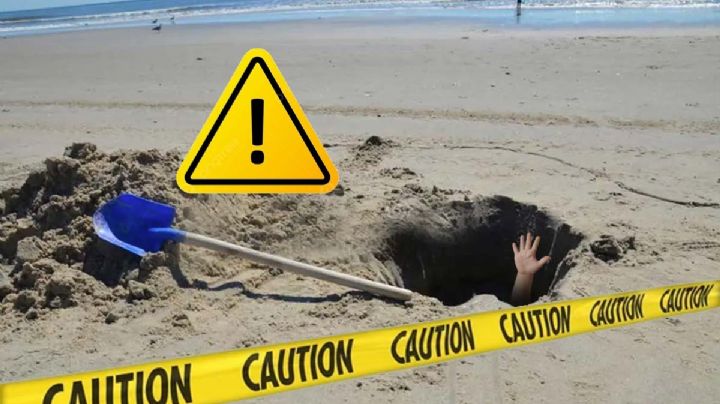 Cavar hoyos en la playa: razones por las que no debes de hacerlo