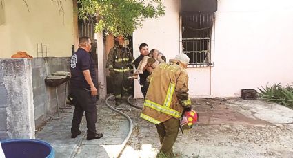 Alondra sigue delicada en el hospital; fue rescatada de entre llamas en la colonia Infonavit