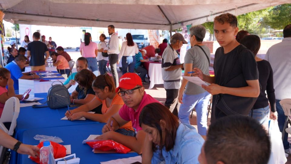 El empleo se llevó a cabo en la explanada de la Plaza Esteban B. Calderón.