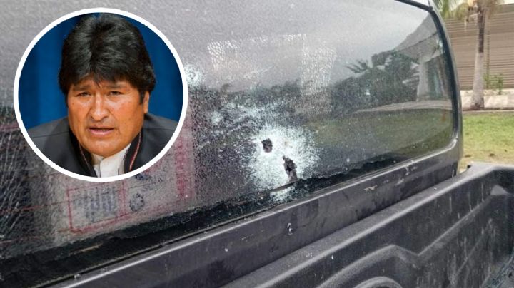 Balean vehículo de Evo Morales y su chofer resulta herido; la agresión fue grabada en vivo