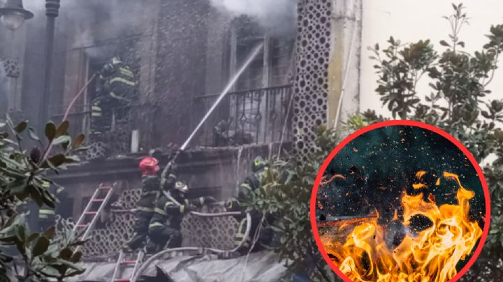 Incendio consume bodega; mujer resulta lesionada al tratar de rescatar a su mascota