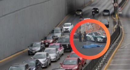 Hombre limpiaparabrisas se arroja de puente; cayó sobre un auto en movimiento | VIDEO