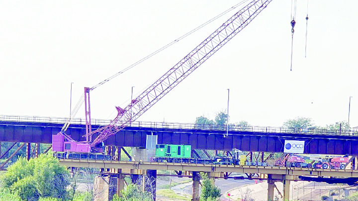 Terminan este año puente ferroviario en Nuevo Laredo; tiene 90% de avance