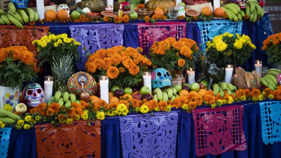 Altar de Día de Muertos.