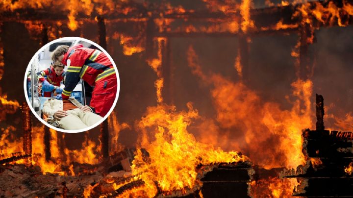 Niños de 1 y 3 mueren en voraz incendio; el padre había ido a la tienda
