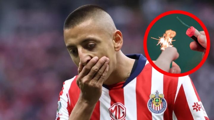 Futbolista de Chivas lanza cuete a periodistas; hay un camarógrafo lesionado