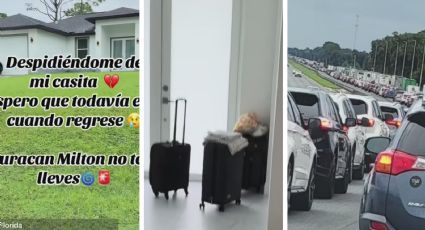 '¡Huracán Milton, no te la lleves!': mujer dice adiós a su casa y evacúa Florida con dolor y tristeza