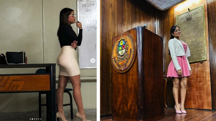 Intelecto y belleza: La maestra de Derecho que fascina en Internet | VIDEO