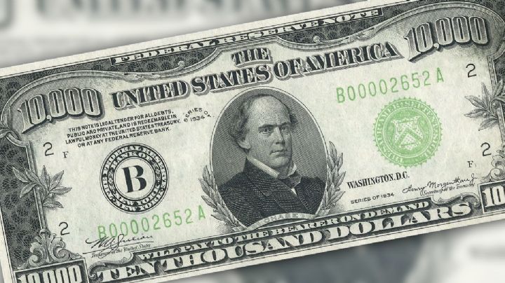 El increíble origen del billete de 10 mil dólares que es legal y aún sigue vigente