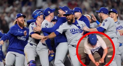 Fan de Dodgers se 'vuela' la mano con pirotecnia en festejos de la Serie Mundial | IMÁGENES FUERTES