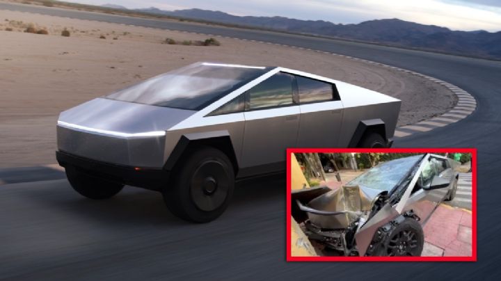 Lujosa Cybertruck de Tesla se destroza contra casa en CDMX; vale más de 2 millones de pesos | VIDEO