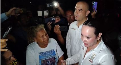 Carmen Lilia Canturosas dialoga con manifestantes; retirarán bloqueo del Puente III