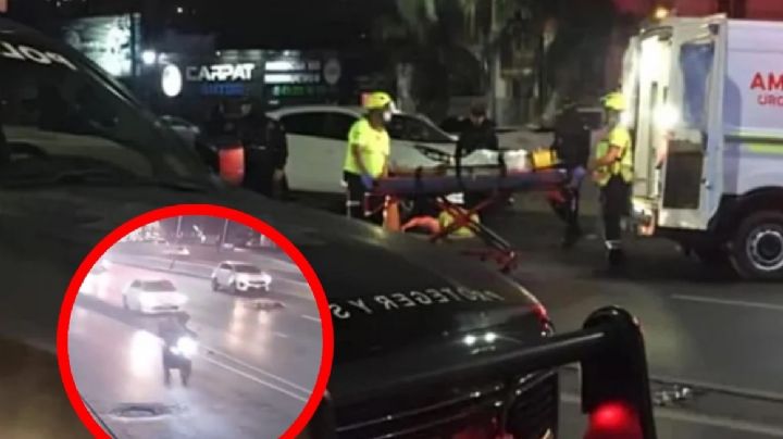 MOMENTO EXACTO en el que atropellan a mujer que caminaba desnuda por la calle