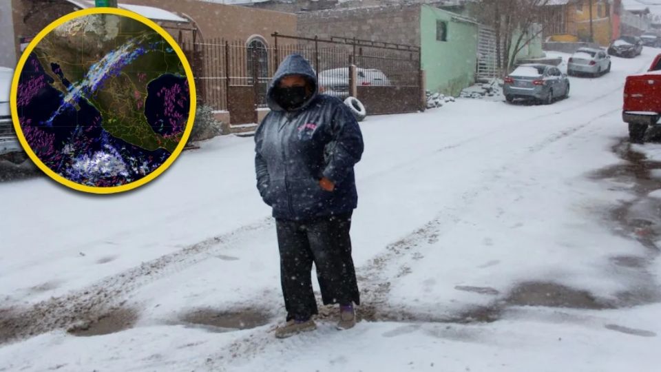 Las nevadas ya llegarán a México, con temperaturas de hasta -10 grados para estas regiones